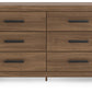 Broachmyn - Six Drawer Dresser - Fraser Furniture & Mattresses
