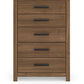 Broachmyn - Five Drawer Chest - Fraser Furniture & Mattresses