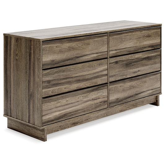 Shallifer - Brown - Six Drawer Dresser