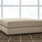 Linenhause - Oversized Accent Ottoman - Dune
