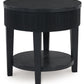 Marstream - Black - Round End Table