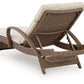 Laguna Heights - Chaise Lounge With Cushion - Beige