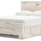 Lawroy - Panel Bed With Storage