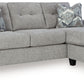 Keenelynn - Sofa Chaise - Nickel
