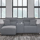 Modmax II - Reclining Sectional - Salt And Pepper