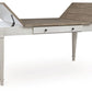 Skempton - RECT DRM Table w/Storage - White
