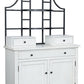 Greddinton - White - Baker's Rack