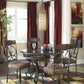 Glambrey - Brown - 5 Pc. - Dining Room Table, 4 Upholstered Side Chairs