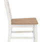 Purlaney - Dining Room Side Chair (Set of 2) - Antique White / Natural