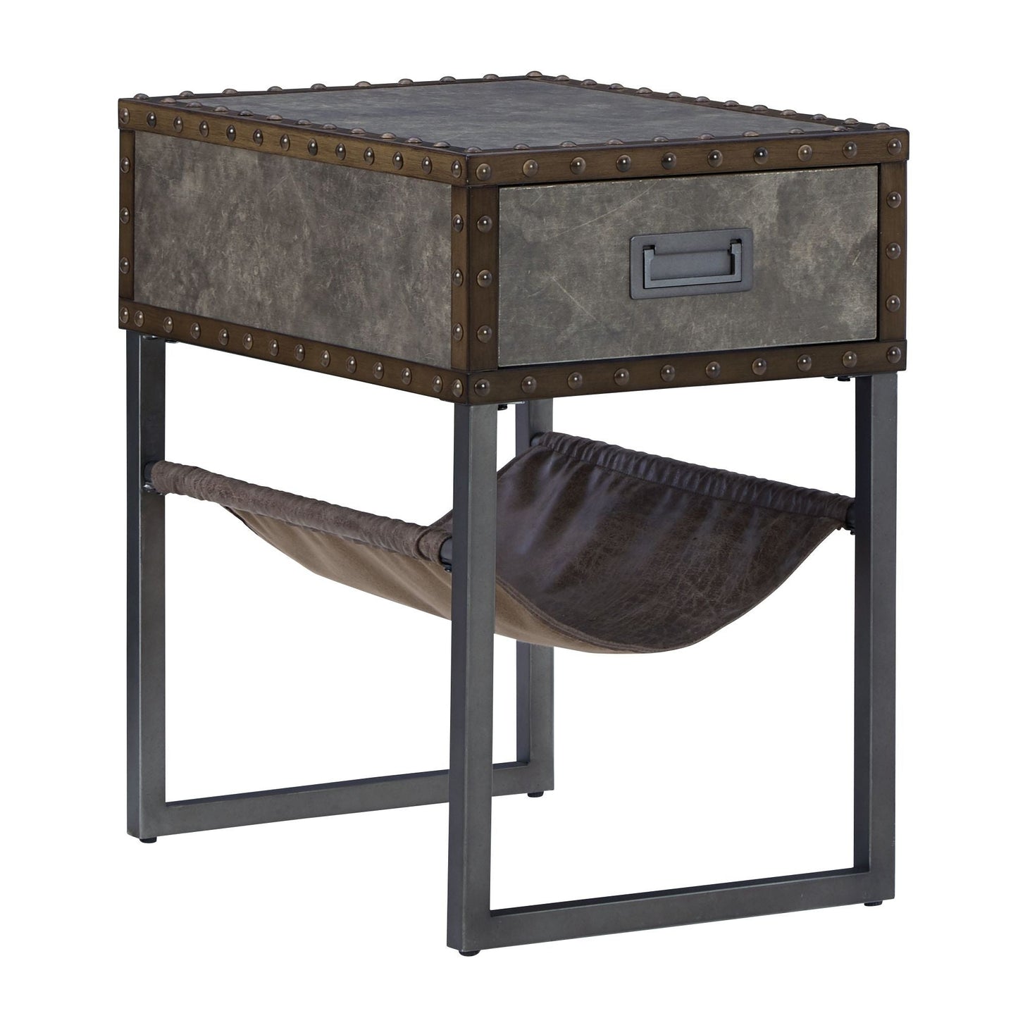 Derrylin - Brown - Chair Side End Table