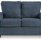 Rannis - Navy - Twin Sofa Sleeper - Fabric