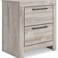 Broachmyn - Two Drawer Night Stand - Fraser Furniture & Mattresses
