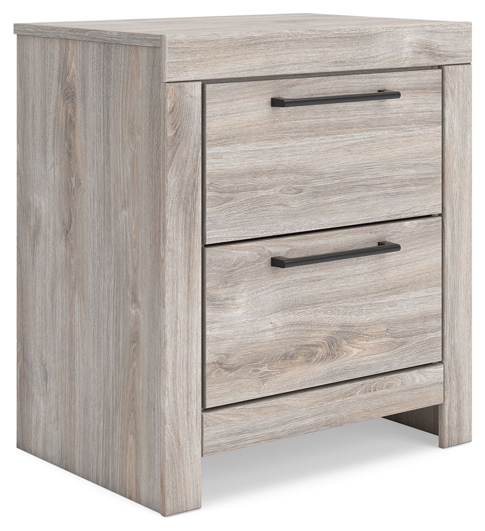 Broachmyn - Two Drawer Night Stand - Fraser Furniture & Mattresses