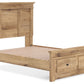 Makidern - Panel Storage Bed With Storage Footboard