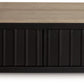 Rylandyn - Lift Top Cocktail Table - Black / Light Brown - Fraser Furniture & Mattresses