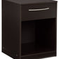 Finch - Black - One Drawer Night Stand