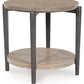 Dyonton - Light Grayish Brown - Round End Table