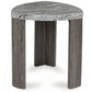 Surmour - Gray / Brown - Triangle End Table