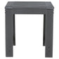 Amora - Charcoal Gray - Square End Table