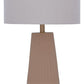 Dellner - Ceramic Table Lamp - Mocha - Fraser Furniture & Mattresses