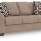 Triston-Peaks - Suede - Sofa