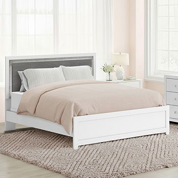 Maeling - Upholstered Panel Headboard - Fraser Furniture & Mattresses