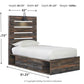 Drystan - Panel Bed