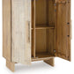 Dallinbury - Natural / White Wash - Accent Cabinet