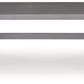 Half Moon Beach - Rectangular Cocktail Table - Gray