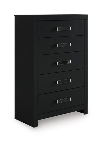Maeling - Five Drawer Chest - Fraser Furniture & Mattresses