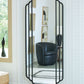 Antigone - Floor Mirror - Black