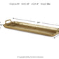 Posy - Tray - Gold Finish - Fraser Furniture & Mattresses
