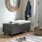 Yarlow - Dark Gray - Storage Bench