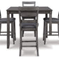 Bridson - Square Counter TBL Set (Set of 5) - Gray