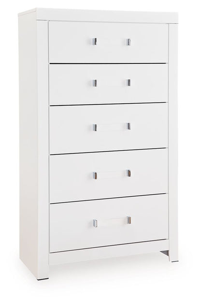 Maeling - Five Drawer Chest - Fraser Furniture & Mattresses
