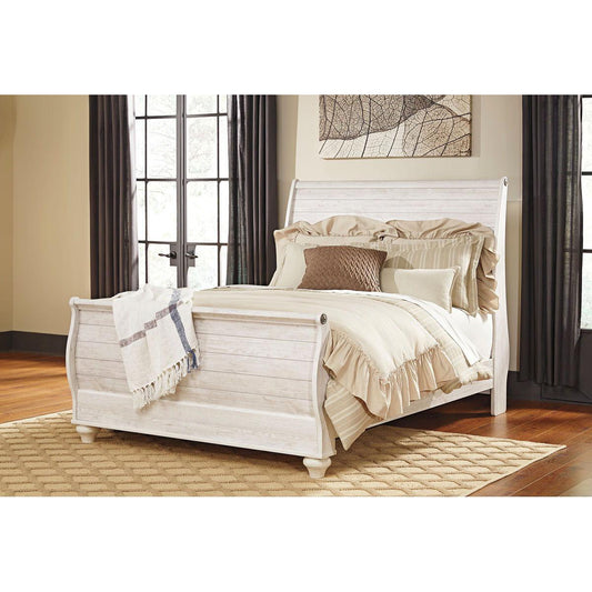 Willowton - Sleigh Bed