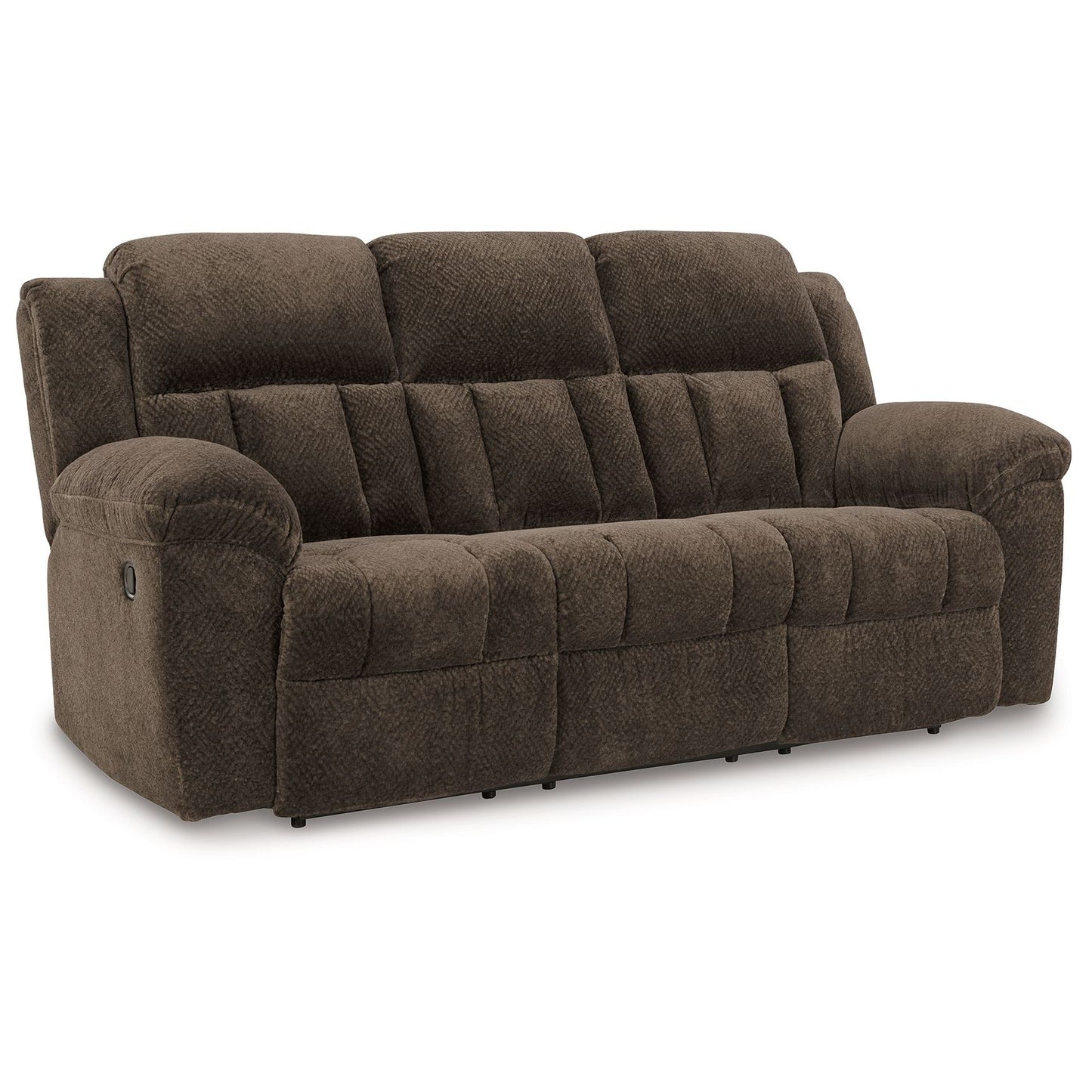 Frohn - Chocolate - Reclining Sofa - Fabric