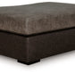 Castille Way - Oversized Accent Ottoman - Fossil