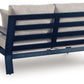 East Beach - Loveseat With Cushion - Blue