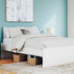 Onita - White - Queen Platform Bed
