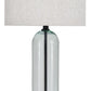 Kerrbrook - Glass Table Lamp - Clear / Black
