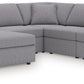 Modmax - U-Shaped Sectional - Granite