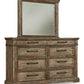 Markenburg - Brown - Dresser, Mirror