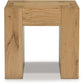 Bracken - Light Brown - Square End Table