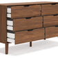 Fordmont - Auburn - Six Drawer Dresser