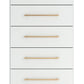Kendanport - Five Drawer Chest - Brown / White