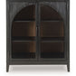 Armenleigh - Bar Cabinet - Black / Brown