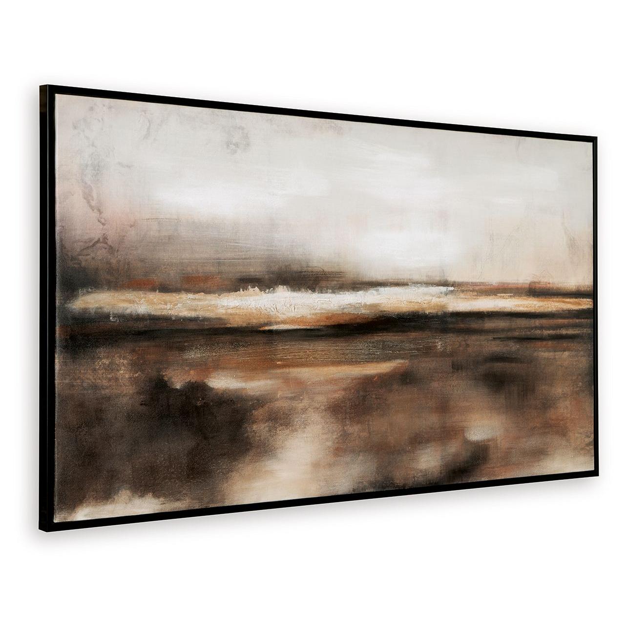 Drewland - Black / Brown / Orange - Wall Art