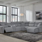 Modmax II - Reclining Sectional - Salt And Pepper