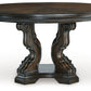 Maylee - Dark Brown - Dining Table